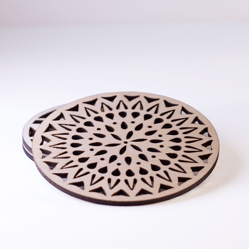 Mandala lasinalunen 4 kpl