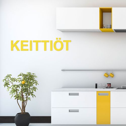 Kyltti omalla tekstillä 30cm-2m, irtokirjaimet, 1-5 riviä