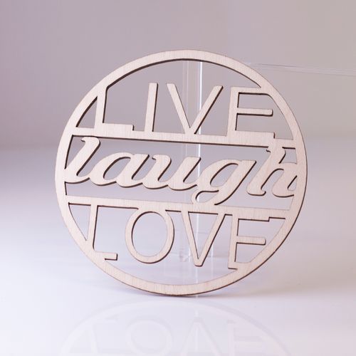 Live-Laugh-Love lasinaluset 4 kpl